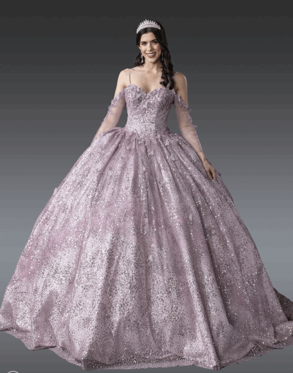 Vestido de quince años dusty rose L - Cód. 16379