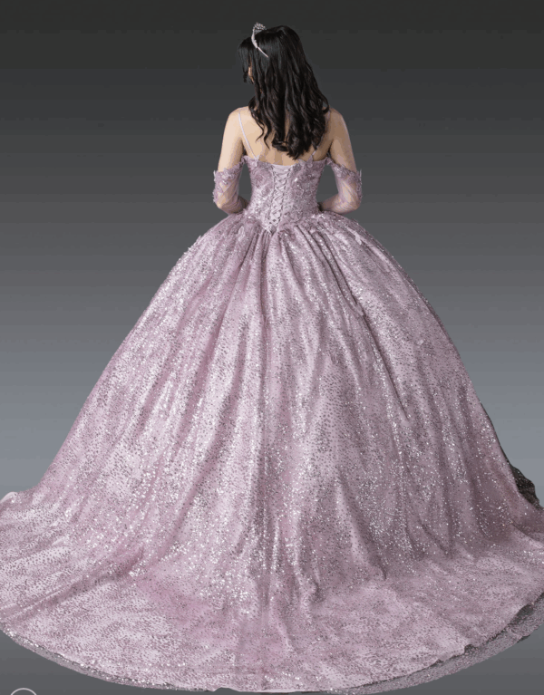 Vestido de quince años dusty rose L - Cód. 16379 - Imagen 3