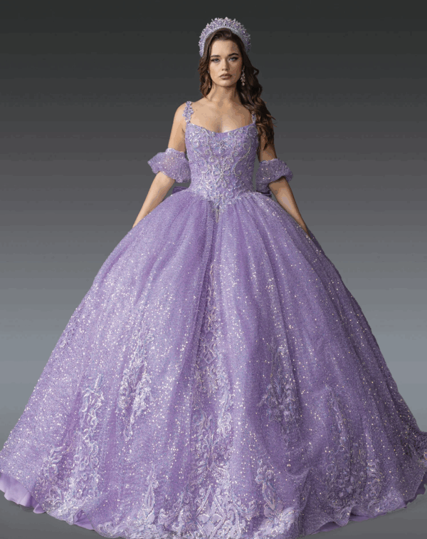 Vestido de quince años lilac M - Cód. 16377