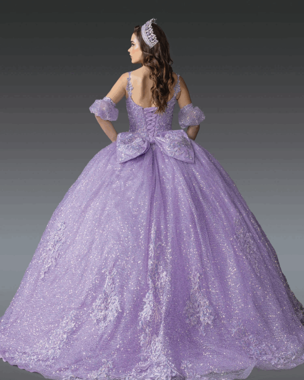 Vestido de quince años lilac M - Cód. 16377 - Imagen 3