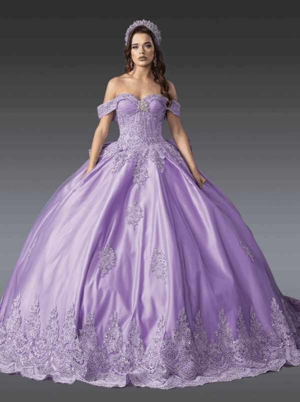 Vestido de quince años lilac L - Cód. 16374