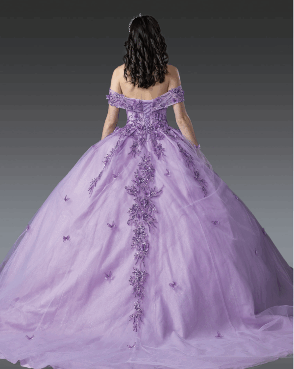 Vestido de quince años lilac S - Cód. 16383 - Imagen 3