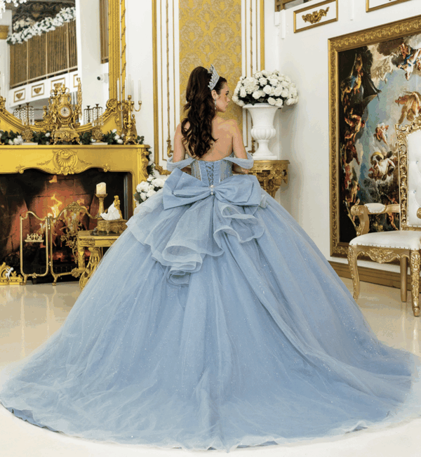 Vestido de quince años dusty rose M - Cód. 16389 - Imagen 3