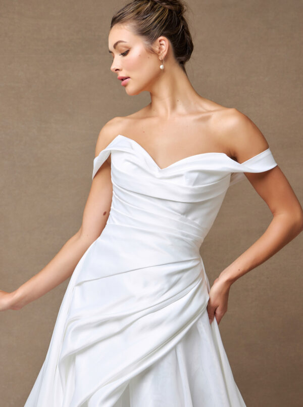 Vestido de novia off white L - Cód. 16307 - Imagen 4