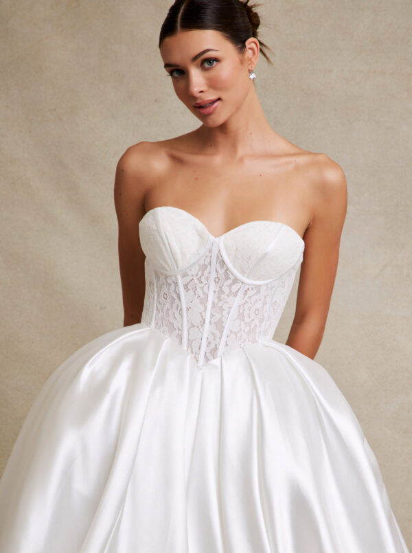 Vestido de novia off white M - Cód. 16308 - Imagen 4