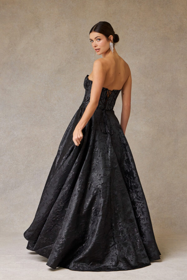 Vestido de fiesta black M - Cód. 16337 - Imagen 3