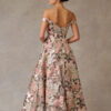 Vestido de fiesta blush sage print L - Cód. 16338 - Imagen 4