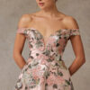 Vestido de fiesta blush sage print L - Cód. 16338 - Imagen 3