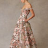 Vestido de fiesta blush sage print L - Cód. 16338 - Imagen 2