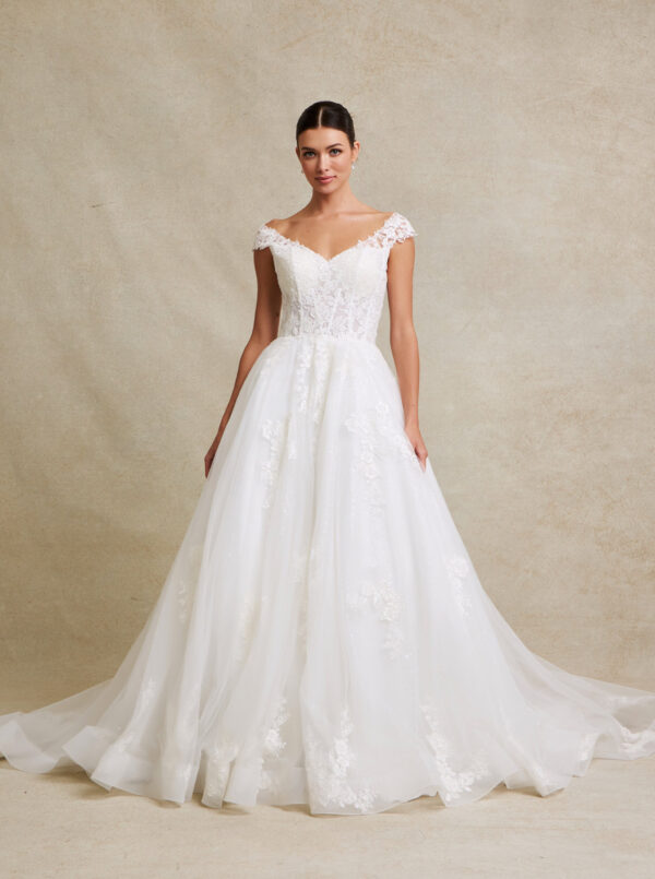 Vestido de novia off white L - Cód. 16312