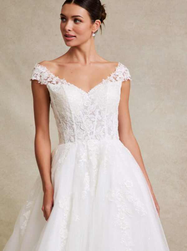 Vestido de novia off white L - Cód. 16312 - Imagen 4