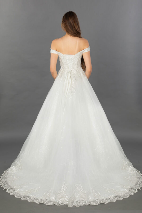 Vestido de novia off white L - Cód. 16317 - Imagen 4