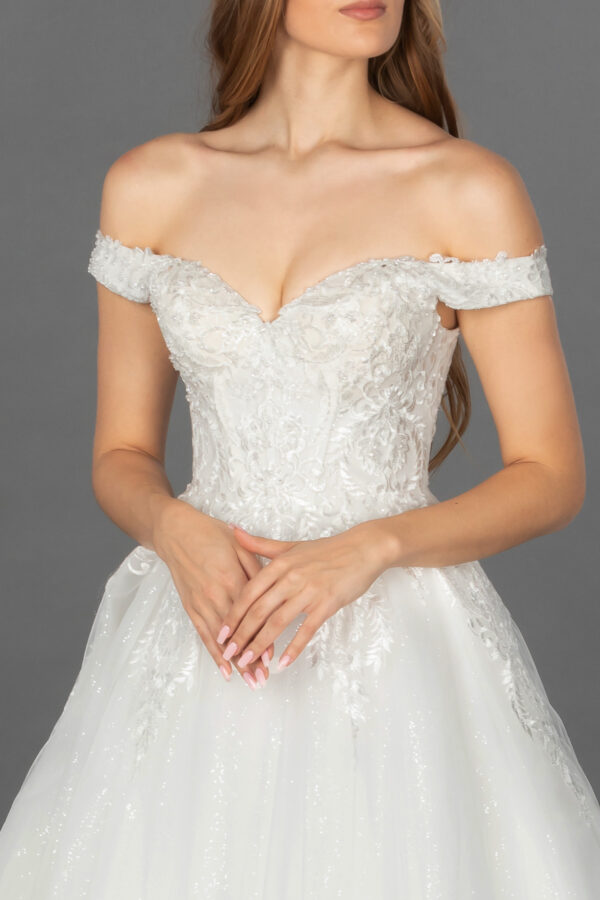 Vestido de novia off white L - Cód. 16317 - Imagen 3