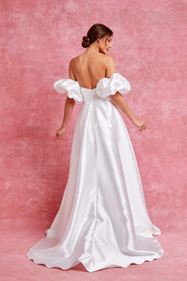 Vestido de novia off white M - Cód. 16318 - Imagen 5
