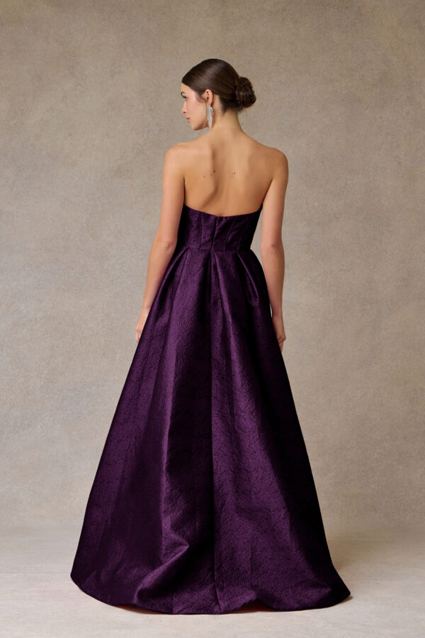 Vestido de fiesta plum L - Cód. 16344 - Imagen 3