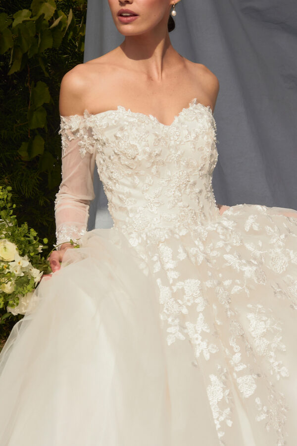 Vestido de novia off white 2XL - Cód. 16324 - Imagen 4