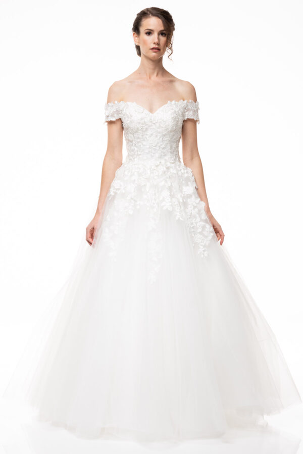 Vestido de novia off white M - Cód. 16322