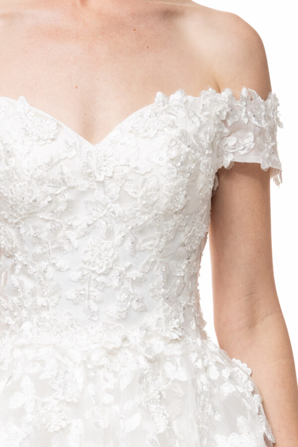 Vestido de novia off white M - Cód. 16322 - Imagen 4