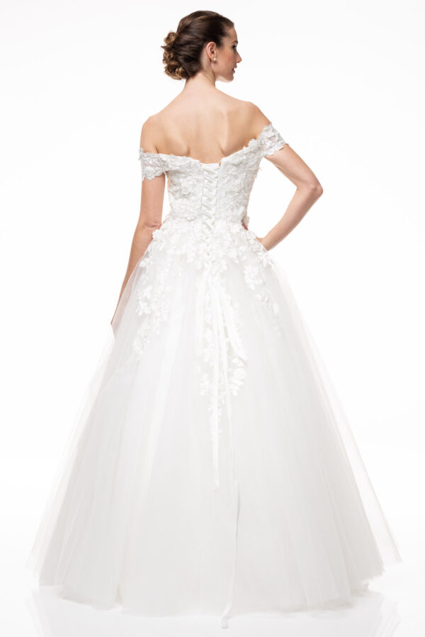 Vestido de novia off white M - Cód. 16322 - Imagen 3