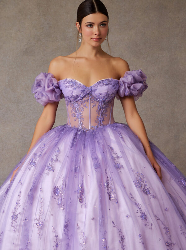 Vestido de quince años lilac S - Cód. 16330 - Imagen 4