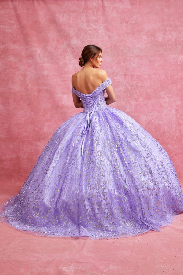 Vestido de quince años lilac L - Cód. 16331 - Imagen 3