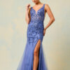 Vestido de fiesta blue L - Cód. 16347