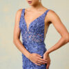 Vestido de fiesta blue L - Cód. 16347 - Imagen 4