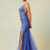 Vestido de fiesta blue L - Cód. 16347 - Imagen 5