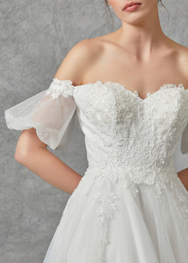 Vestido de novia off white S - Cód. 16325 - Imagen 4