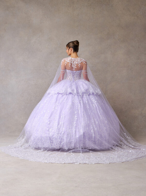 Vestido de quince años lilac M - Cód. 16334 - Imagen 3