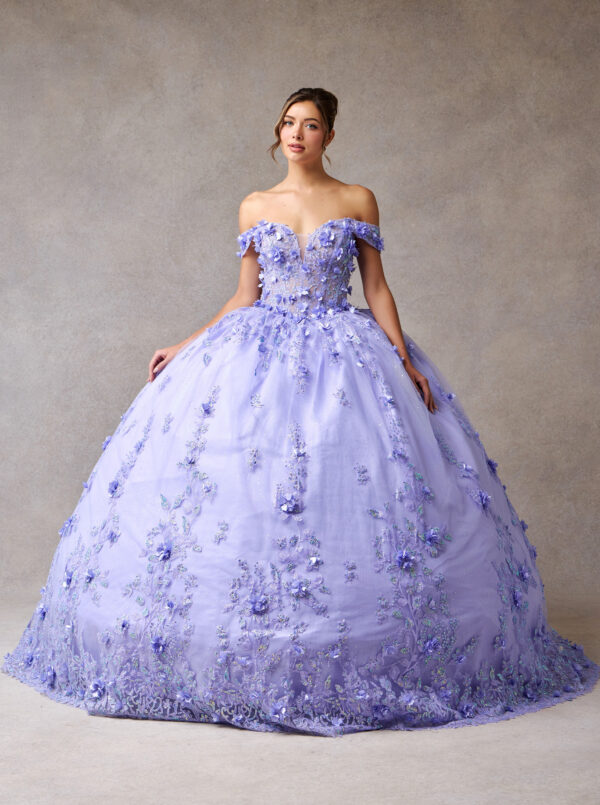 Vestido de quince años lilac M - Cód. 16335