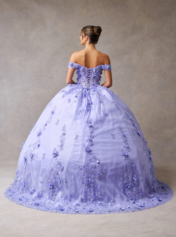 Vestido de quince años lilac M - Cód. 16335 - Imagen 3