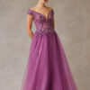 Vestido de fiesta plum Xl - Cód. 16353