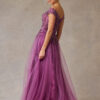 Vestido de fiesta plum Xl - Cód. 16353 - Imagen 3