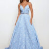 Vestido de fiesta ice blue M - Cód. 16358