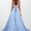Vestido de fiesta ice blue M - Cód. 16358 - Imagen 3