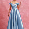 Vestido de fiesta ice blue Xl - Cód. 16359