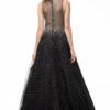 Vestido de fiesta black M - Cód. 16361 - Imagen 2