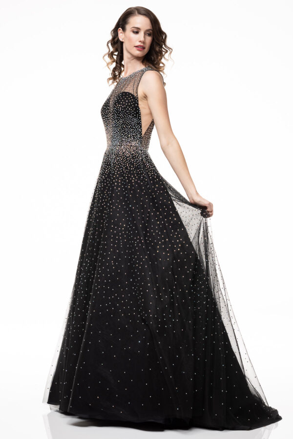 Vestido de fiesta black M - Cód. 16361 - Imagen 5