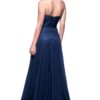 Vestido de fiesta navy M - Cód. 16362 - Imagen 3