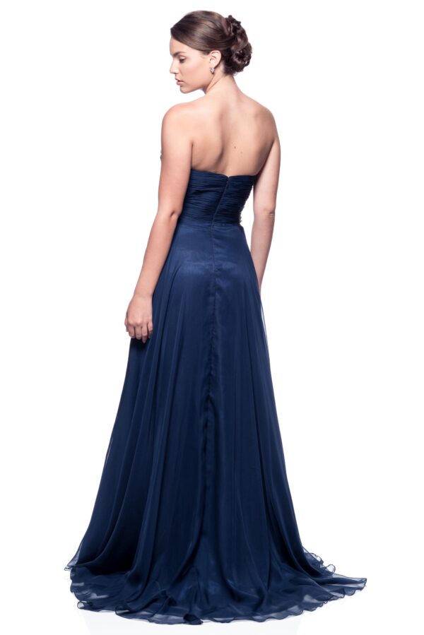 Vestido de fiesta navy M - Cód. 16362 - Imagen 3