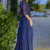 Vestido de fiesta navy 4XL - Cód. 16369 - Imagen 3
