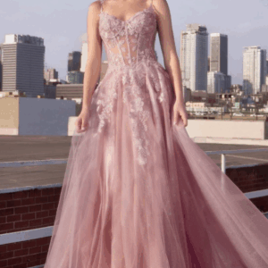 Vestido de fiesta mauve 6 - Cód. 16565
