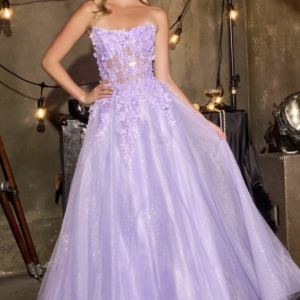 Vestido de fiesta lavender 12 - Cód. 16979