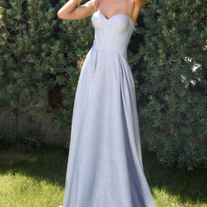 Vestido de fiesta lt blue S - Cód. 17002
