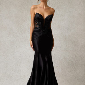 Vestido de fiesta black M - Cód. 17062