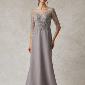 Vestido de fiesta silver L - Cód. 17072
