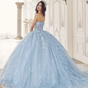 Vestido de quince años blue M - Cód. 17189