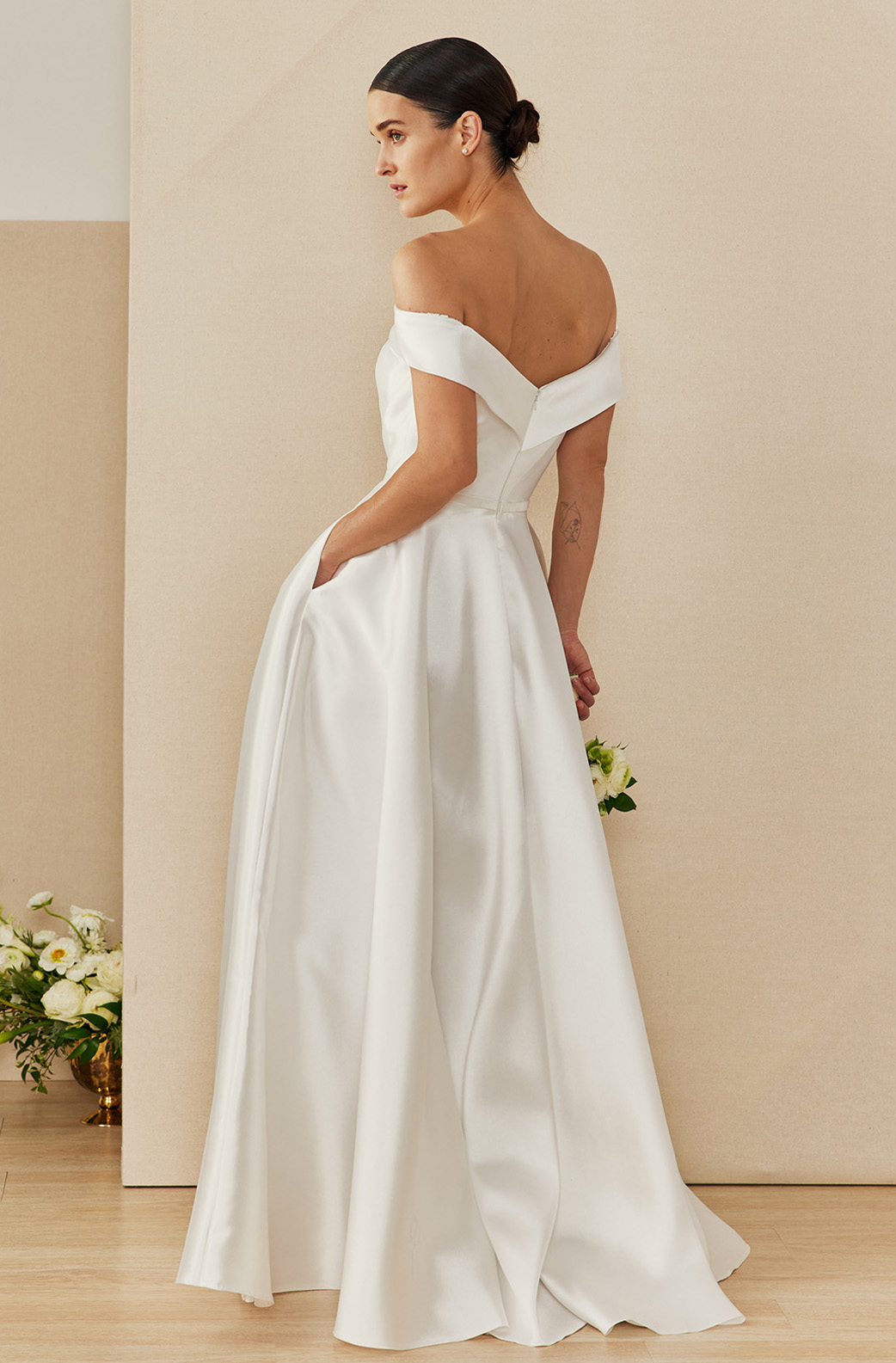 Vestido de novia off white XL - Cod. 17313 - Imagen 3