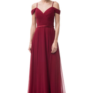 Vestido de fiesta Burgundy 3XL - Cód. 17463